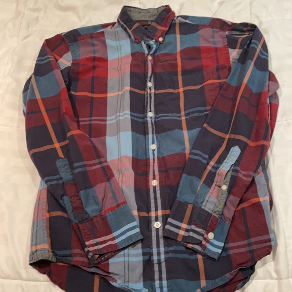 Jcrew Tartan Button down